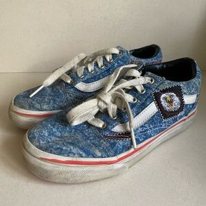 Vans Cobra Kai/ Eagle Fang Blue Denim Kids Sneakers 1.5 Kids